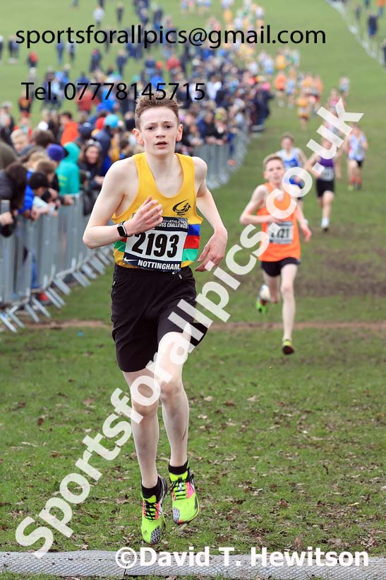 Boys Under-13s, 2024 CAU Inter Counties Cross Country Champs., Wollaton Park, Nottingham. Photo: David T. Hewitson/Sports for All Pics